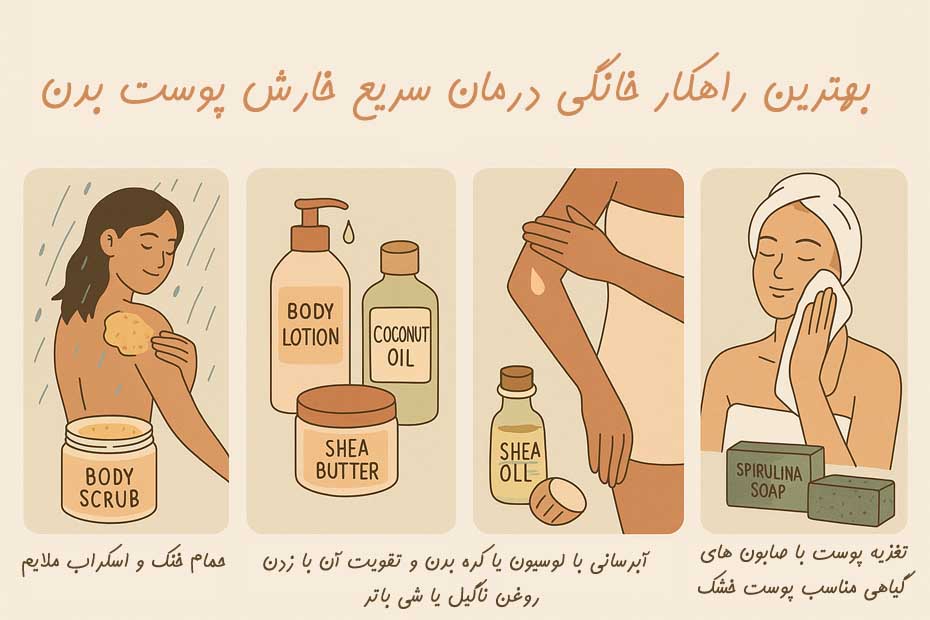 راهکار فوری درمان خارش شدید بدن